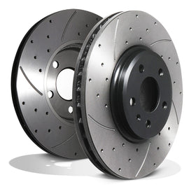 Dischi Freno Anteriori Forati e Scanalati 320mm Audi A4 A5 S5 1.8 2.0 2.7 3.0 3.2