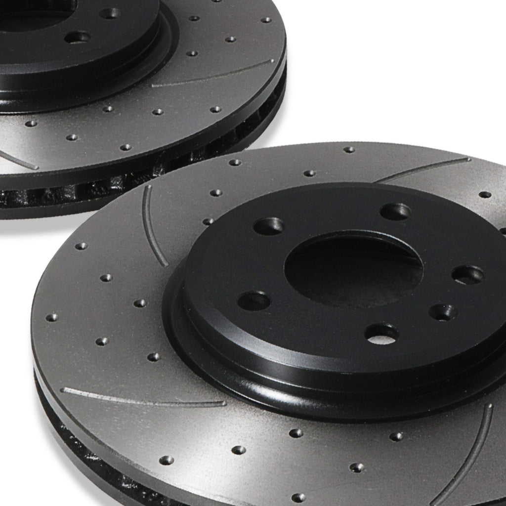 Dischi Freno Anteriori Forati e Scanalati 320mm Audi A4 A5 S5 1.8 2.0 2.7 3.0 3.2 - foto 9