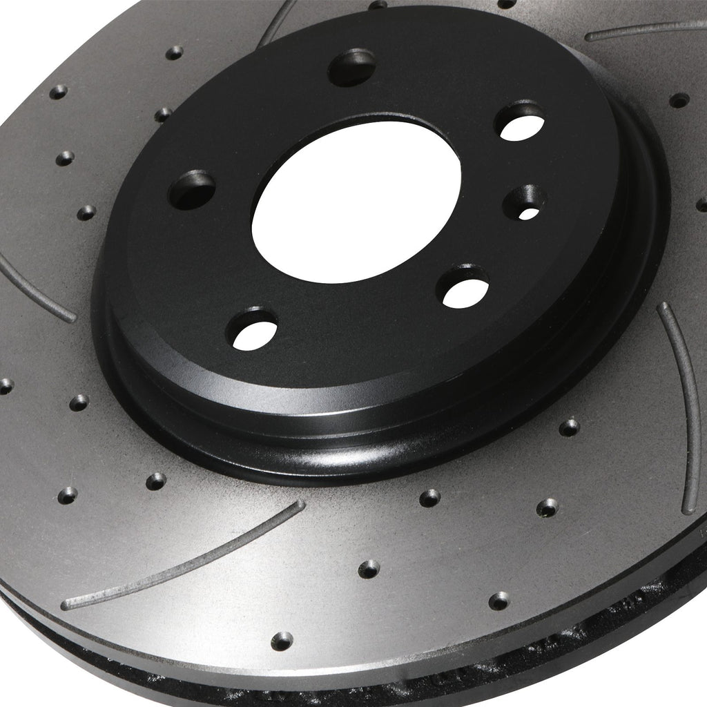 Dischi Freno Anteriori Forati e Scanalati 320mm Audi Q5 A4 Allroad TDI TFSI Fsi 07+ - foto 10