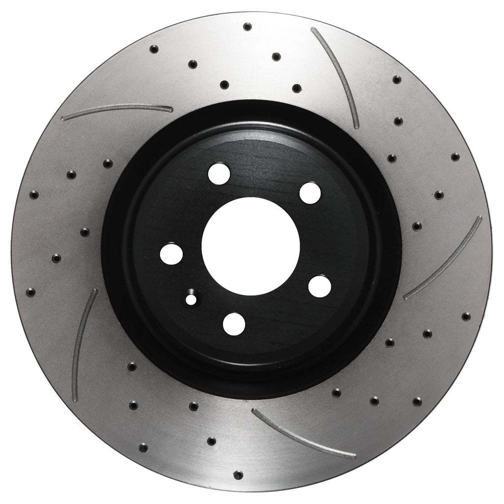 Dischi Freno Anteriori Forati e Scanalati 345mm Audi A4 S4 Avant 3.0 TFSI 08-15 - foto 10