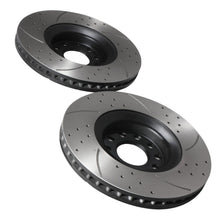 Dischi Freno Anteriori Forati e Scanalati 320mm Audi A4 B7 1.8T 2.0 2.5 TDI 04+ - foto 10