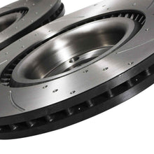 Dischi Freno Anteriori Forati e Scanalati 345mm Audi A4 S4 Quattro B6 B7 03-09 - foto 5