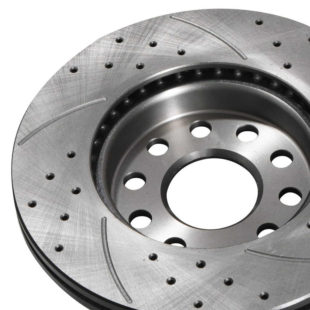 Dischi Freno Anteriori Forati 276mm Audi A3 8V 1.2 1.6 TDI TSI Quattro 2013+ - foto 4