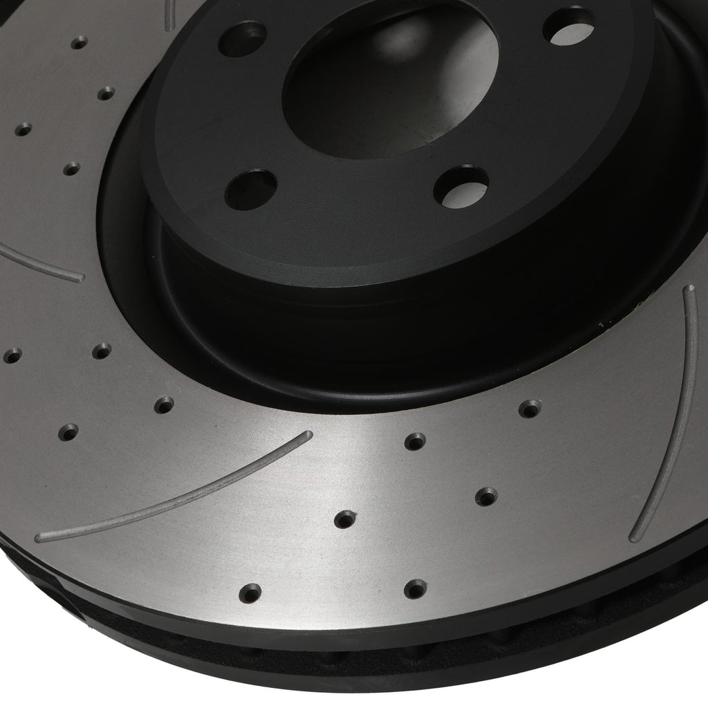 Dischi Freno Anteriori Forati 356mm Audi A6 C7 Allroad 3.0 TDI TFSI 12-18 - foto 8