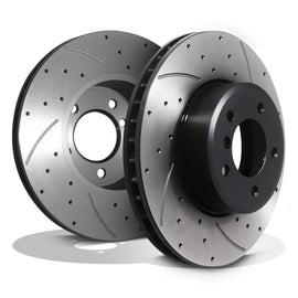 Dischi Freno Anteriori Forati e Scanalati 324mm BMW Serie 8 E31 850I 850Ci 90-99