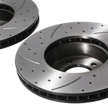 Dischi Freno Anteriori Forati e Scanalati 324mm BMW Serie 7 E38 740I V8 - foto 6