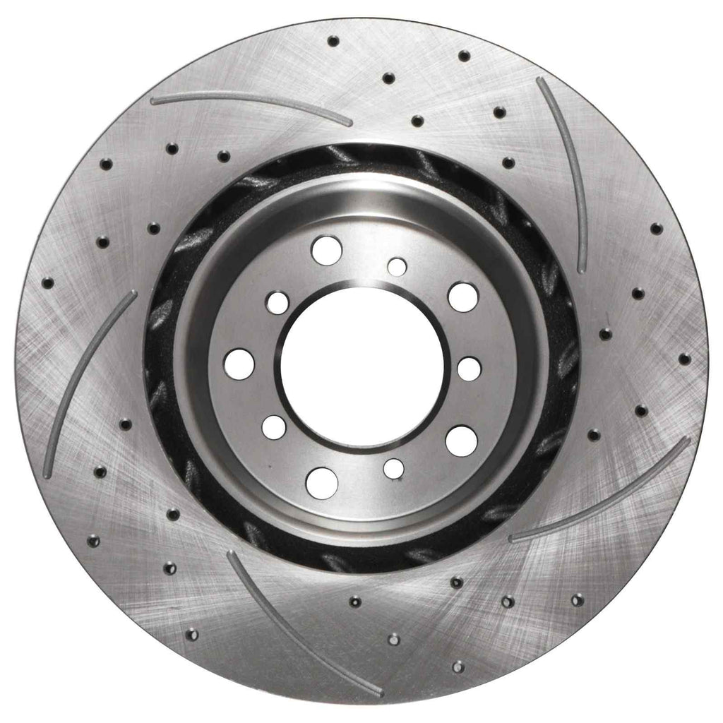 Dischi Freno Anteriori Forati e Scanalati 325mm BMW Serie 3 E46 M3 3.2 00-06 - foto 6