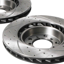 Dischi Freno Anteriori Forati e Scanalati 325mm BMW Serie 3 E46 M3 3.2 00-06 - foto 9