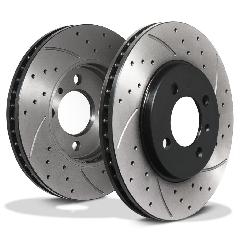 Dischi Freno Anteriori Forati e Scanalati 260mm BMW Serie 3 E30 E36 316 318 82-99