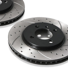 Dischi Freno Anteriori Forati e Scanalati 260mm BMW Serie 3 E30 E36 316 318 82-99 - foto 8