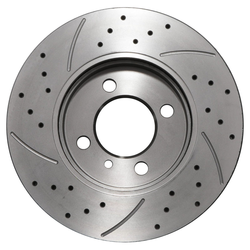 Dischi Freno Anteriori Forati e Scanalati 260mm BMW Serie 3 E30 E36 320 323 325 82+ - foto 7