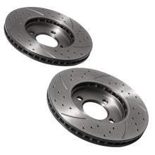 Dischi Freno Anteriori Forati e Scanalati 260mm BMW Serie 3 E30 E36 316 318 82-99 - foto 7