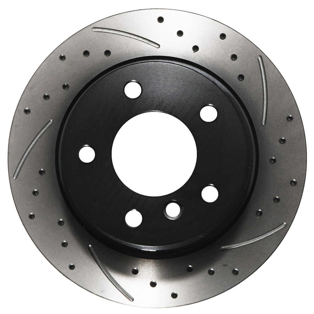 Dischi Freno Posteriori Forati e Baffati 280mm BMW 3 Series Z4 E85 2.0 2.2 2.5 02-09 - foto 3