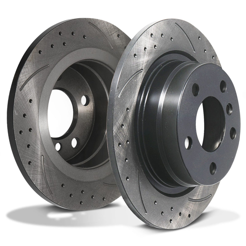 Dischi Freno Forati e Scanalati Posteriori 290mm BMW Serie 1 Serie 2 F20 F21 F22 F23