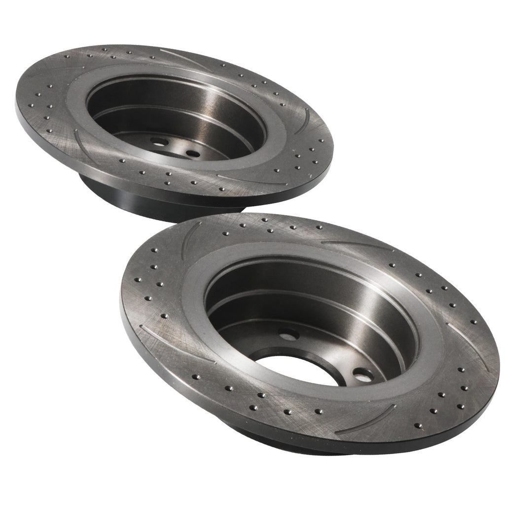 Dischi Freno Forati e Scanalati Posteriori 290mm BMW Serie 1 Serie 2 F20 F21 F22 F23 - foto 6
