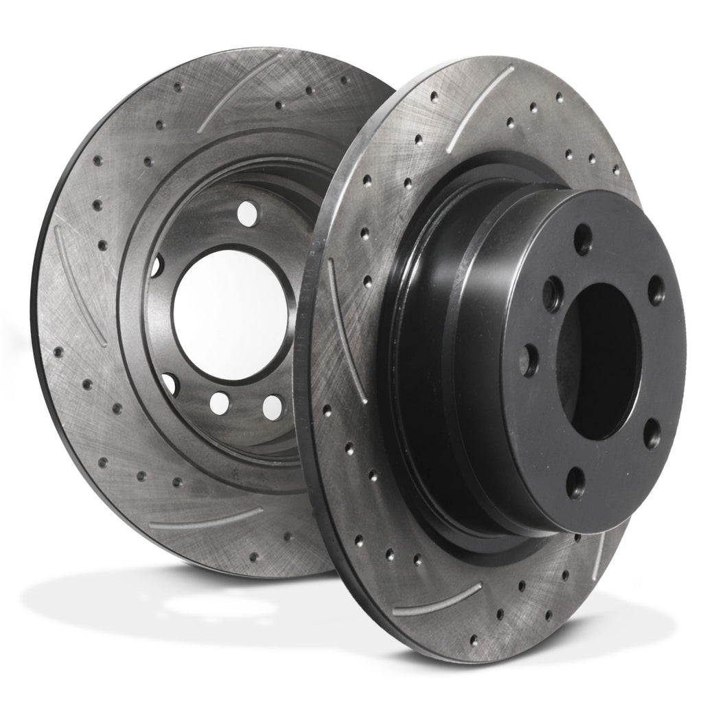Dischi Freno Forati e Scanalati Posteriori 296mm BMW Serie 1 E81 E87 118i 120i