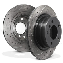 Dischi Freno Forati e Scanalati Posteriori 296mm BMW Serie 1 E81 E87 118i 120i