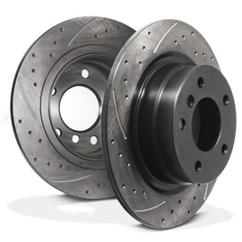 Dischi Freno Forati e Scanalati Posteriori 296mm BMW Serie 1 E81 E87 118i 120i