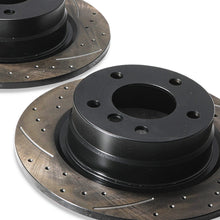 Dischi Freno Forati e Scanalati Posteriori 296mm BMW Serie 1 E81 E87 118i 120i - foto 5