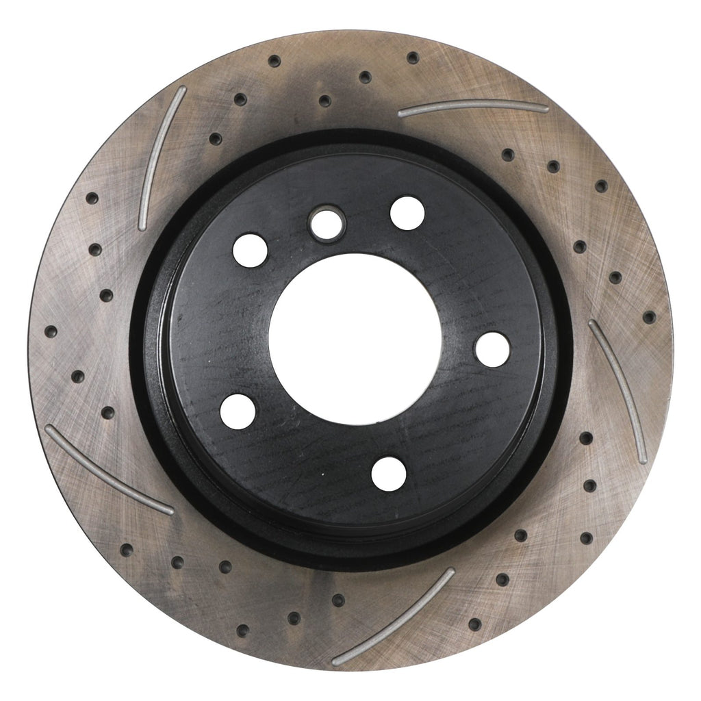 Dischi Freno Forati e Scanalati Posteriori 296mm BMW Serie 1 E81 E87 118i 120i - foto 4