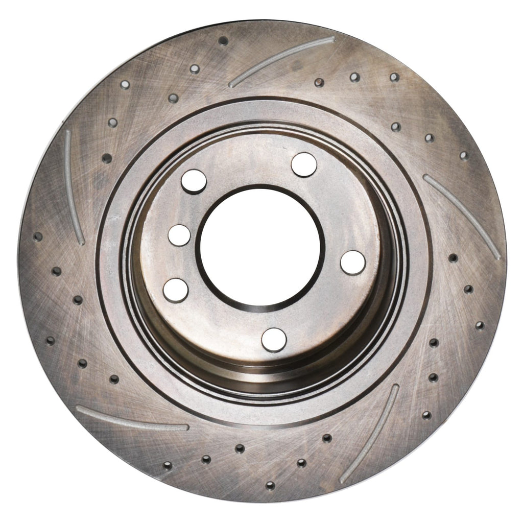Dischi Freno Forati e Scanalati Posteriori 296mm BMW Serie 1 E81 E87 118i 120i - foto 6