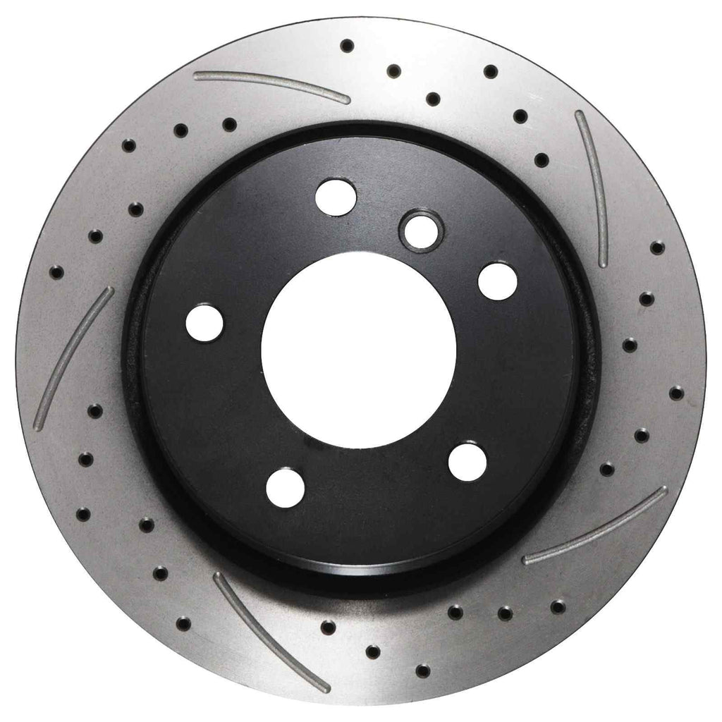 Dischi Freno Posteriori Forati e Baffati 276mm BMW 3 Series E36 320 323 98-05 - foto 4
