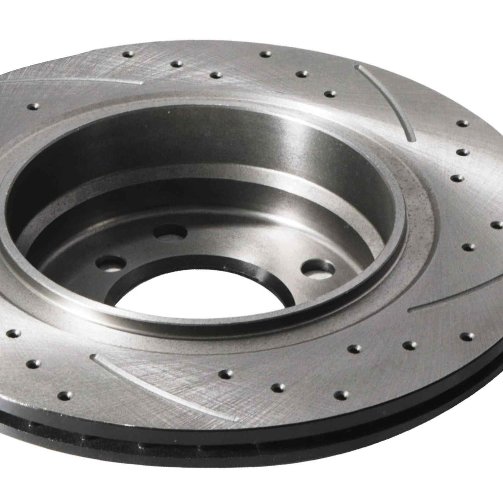 Dischi Freno Posteriori Forati e Baffati 294mm BMW 3 Series E46 323 325 328 98-06 - foto 10