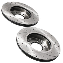 Dischi Freno Anteriori Forati Baffati 300mm BMW Serie 3 E46 318i 320i 323i 325i 328i 2000-2005 - foto 7
