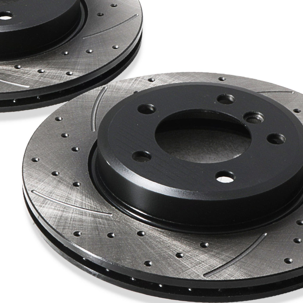 Dischi Freno Anteriori Forati Baffati 300mm BMW Serie 3 E46 318i 320i 323i 325i 328i 2000-2005 - foto 6