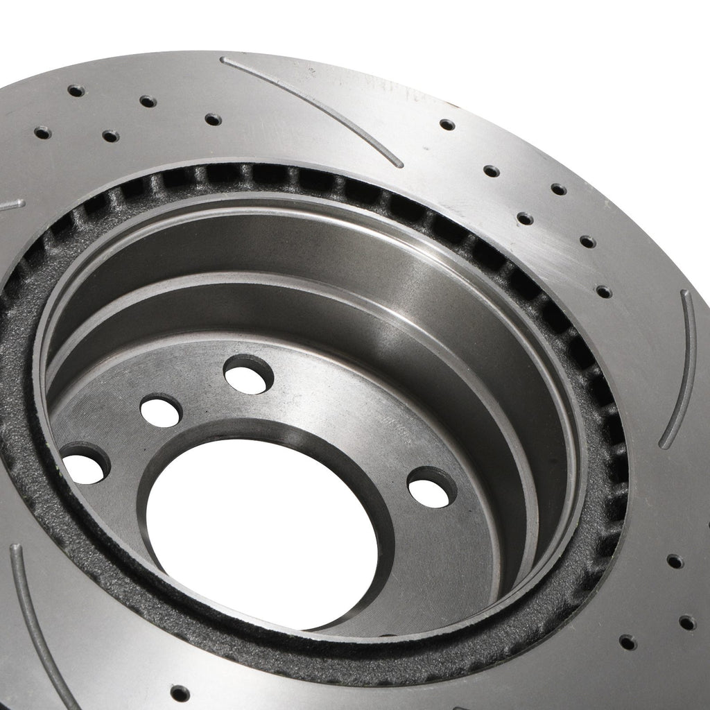 Dischi Freno Posteriori Forati e Baffati 300mm BMW 2 Series 220D 218D Coupe 13-21 - foto 5