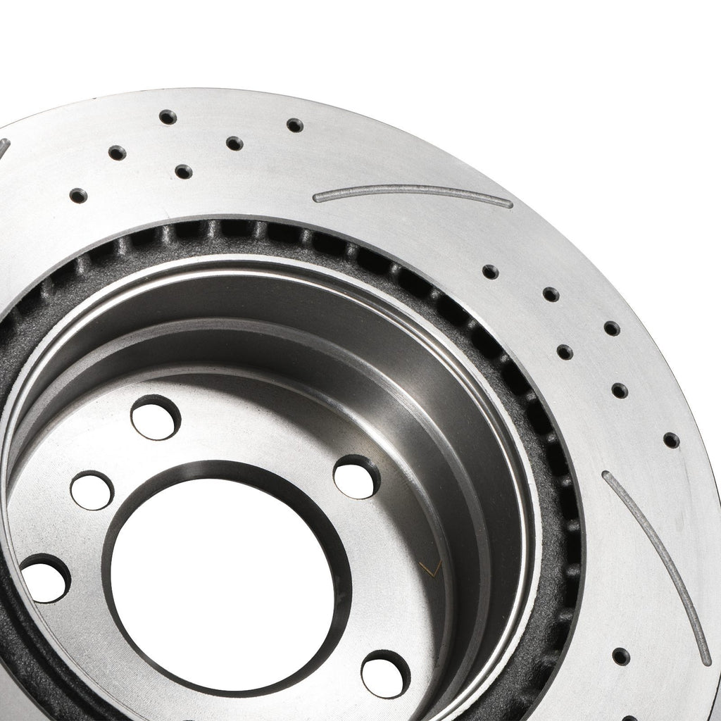 Dischi Freno Posteriori Forati e Baffati 300mm BMW E82 E88 125I 120I 120D 118D 07-13 - foto 6