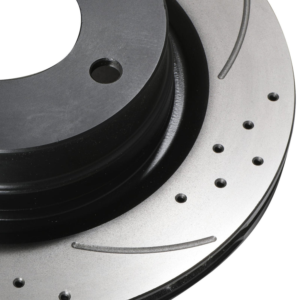 Dischi Freno Posteriori Forati e Baffati 300mm BMW 2 Series 220D 218D Coupe 13-21 - foto 8