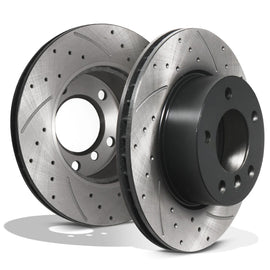 Dischi Freno Anteriori Forati Baffati 284mm BMW Serie 1 E81 E87 116i 118i 2004-2011