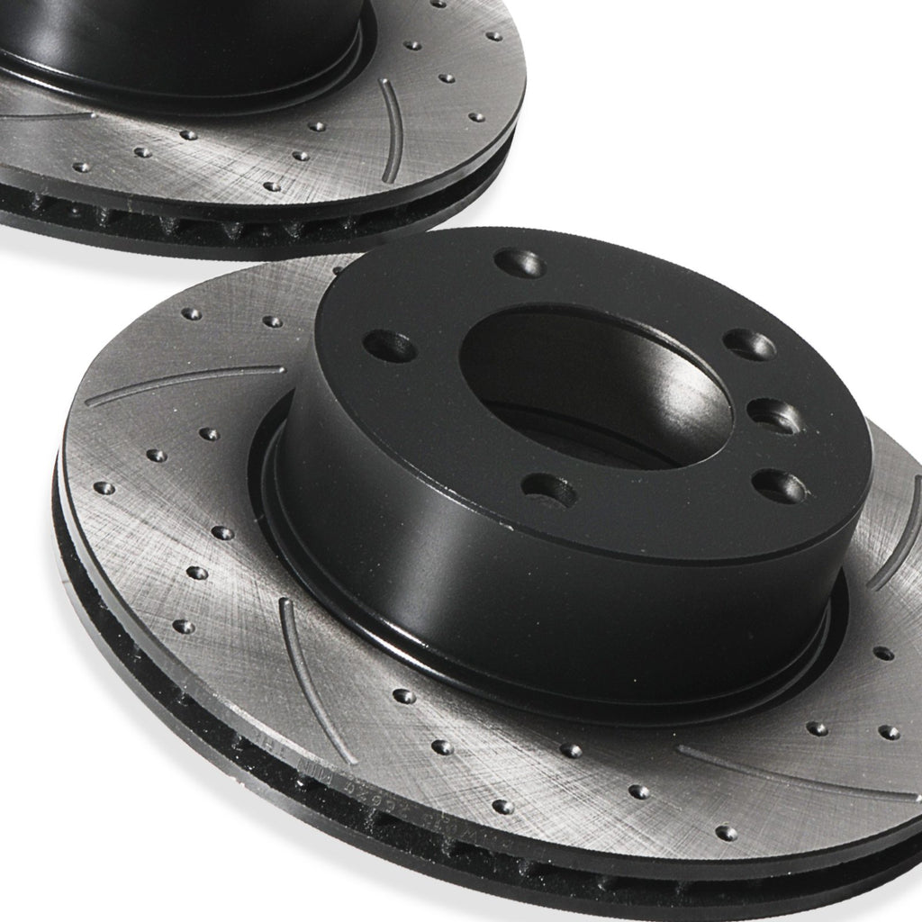 Dischi Freno Anteriori Forati Baffati 284mm BMW Serie 1 E81 E87 116i 118i 2004-2011 - foto 10