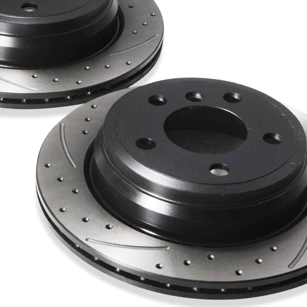 Dischi Freno Posteriori Forati e Baffati 300mm BMW 4 Series F32 F33 F36 12-18 - foto 5
