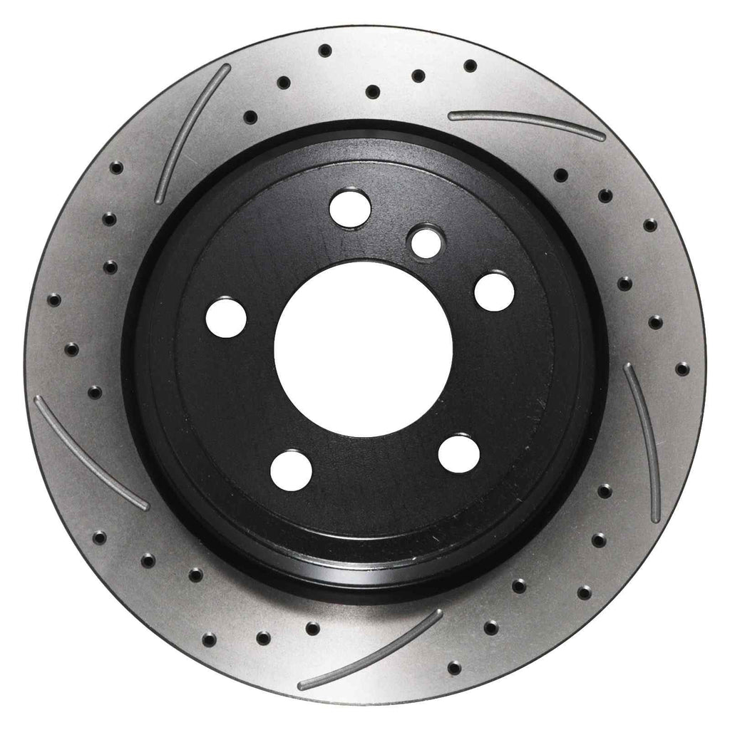 Dischi Freno Posteriori Forati e Baffati 300mm BMW 3 Series F30 F31 F34 12-18 - foto 4