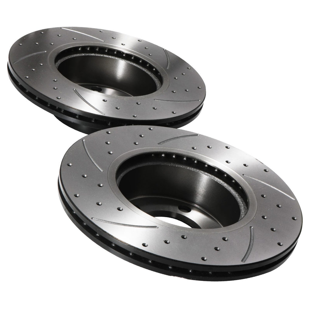 Dischi Freno Anteriori Forati Baffati 300mm BMW Serie 4 F32 F33 F36 418 420 dal 2013 - foto 9