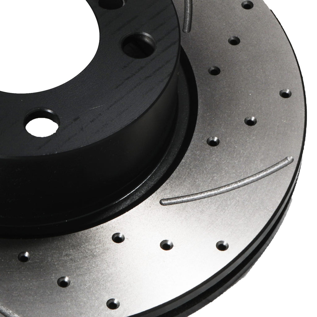 Dischi Freno Anteriori Forati Baffati 300mm BMW Serie 1 F20 F21 116 118 120 dal 2011 - foto 8