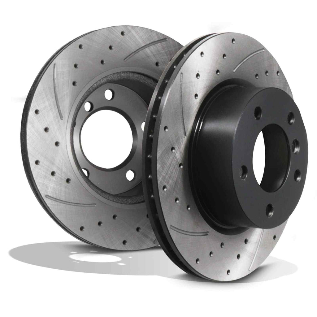 Dischi Freno Anteriori Forati Baffati 292mm BMW Serie 1 E81 E82 E87 E88 2004-2011