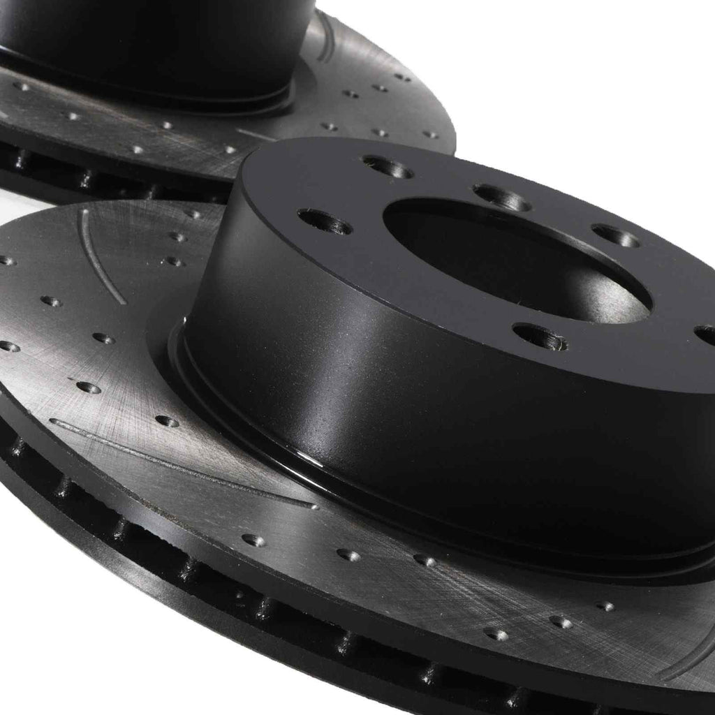 Dischi Freno Anteriori Forati Baffati 292mm BMW Serie 1 E81 E82 E87 E88 2004-2011 - foto 7