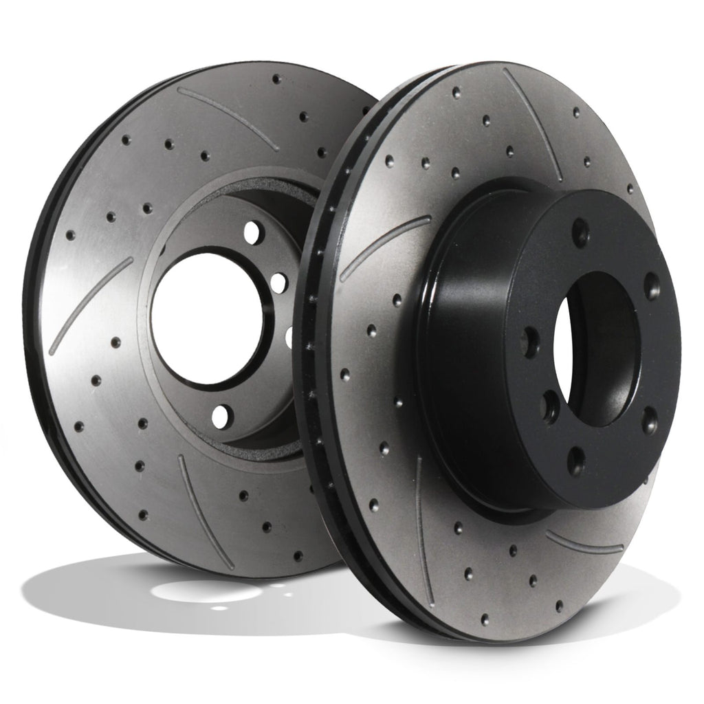 Dischi Freno Anteriori Forati e Scanalati 300mm BMW E81 E82 E87 E88 120I 125I 07+