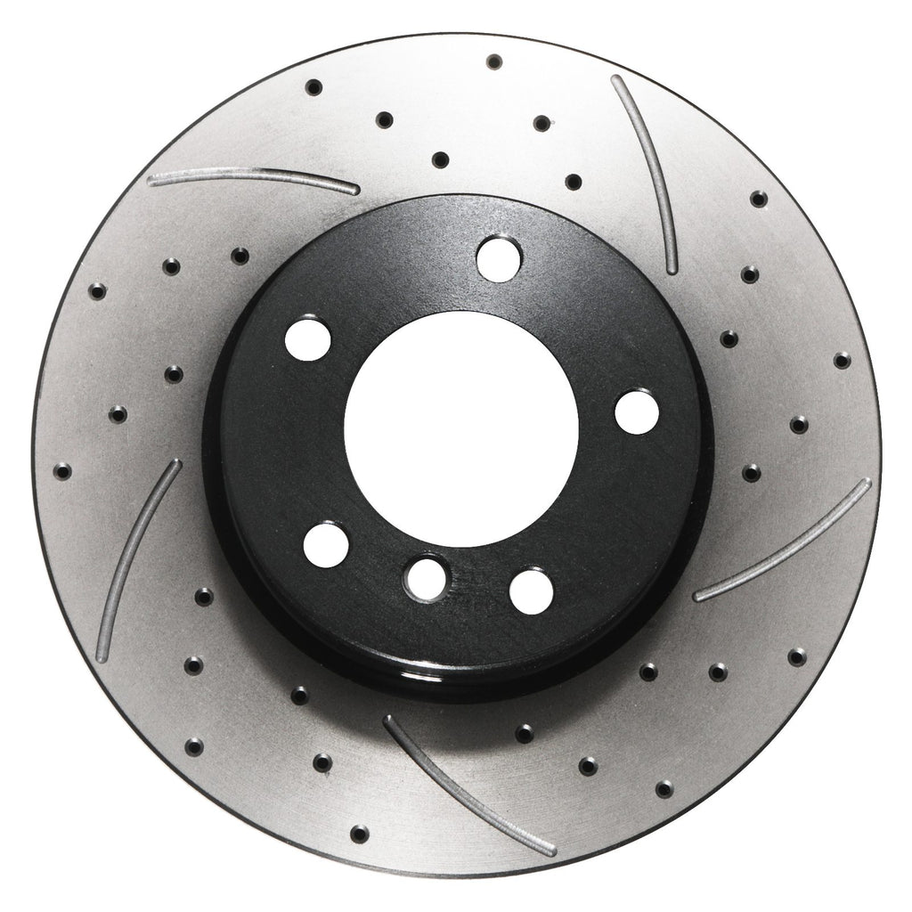 Dischi Freno Anteriori Forati e Scanalati 300mm BMW E81 E82 E87 E88 120I 125I 07+ - foto 4