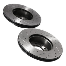 Dischi Freno Anteriori Forati e Scanalati 300mm BMW E81 E82 E87 E88 120I 125I 07+ - foto 10