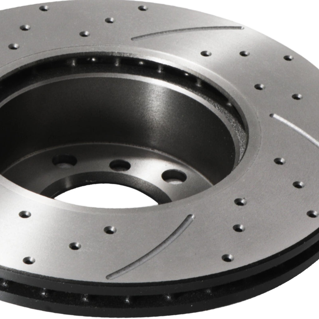 Dischi Freno Anteriori Forati e Scanalati 300mm BMW Z4 20I 23I 28I 30I 35I 2009+ - foto 6