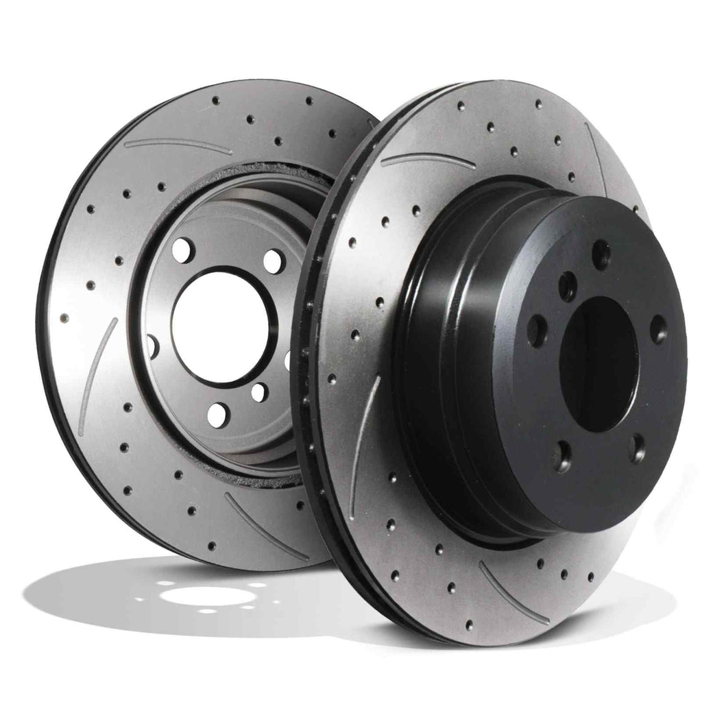 Dischi Freno Posteriori Forati e Scanalati 320mm BMW X5 E70 07-13