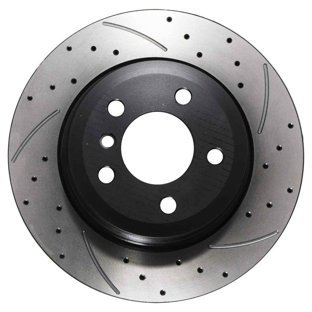 Dischi Freno Posteriori Forati e Scanalati 320mm BMW X5 E70 07-13 - foto 4