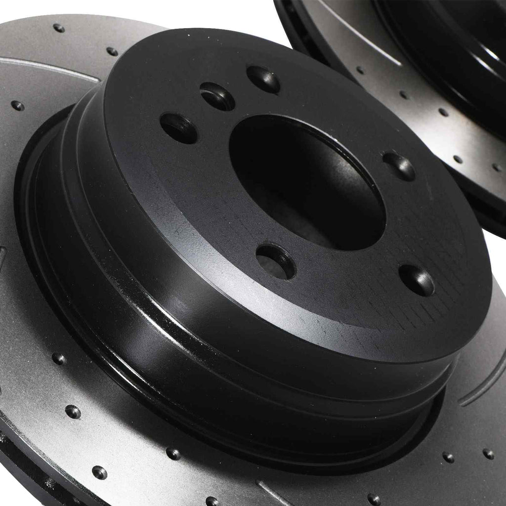 Dischi Freno Posteriori Forati e Scanalati 320mm BMW X5 E70 07-13 - foto 5