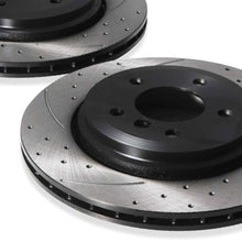 Dischi Freno Posteriori Forati e Scanalati 320mm BMW Serie 3 E46 330I 330D 98-05 - foto 9