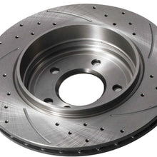 Dischi Freno Posteriori Forati e Scanalati 320mm BMW Serie 3 E46 330I 330D 98-05 - foto 7