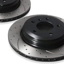 Dischi Freno Posteriori Forati e Scanalati 320mm BMW Serie 5 Serie 6 520D 530I 630I 03+ - foto 8